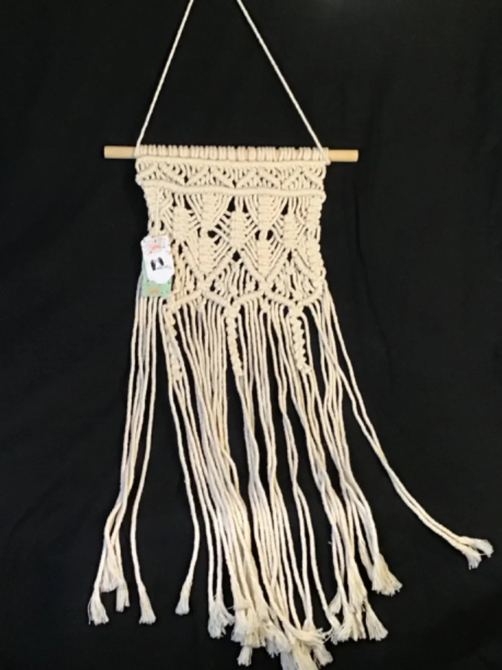 NWT MKONO Bohemian Style Hand Woven Boho Art Wall Hanging. 10